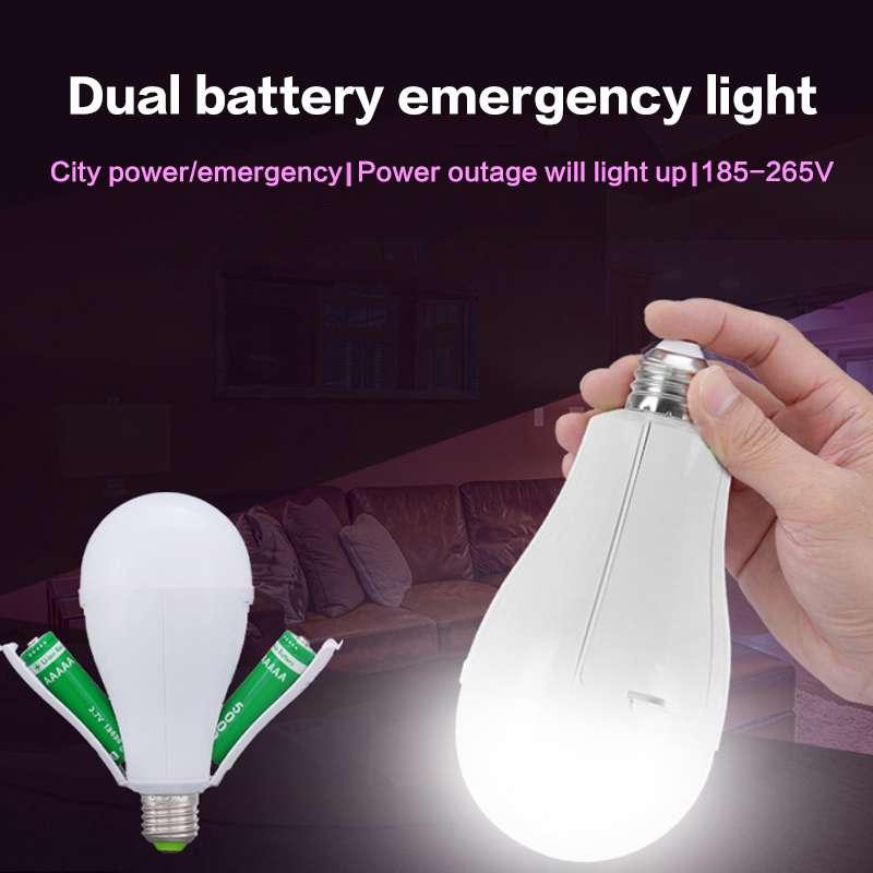 Solar Emergency Charger - 20W E27充電式非常用LED電球、Type-C充電 85-265V テント、家庭用停電、ポーチ用吊り下げ式キャンプライト