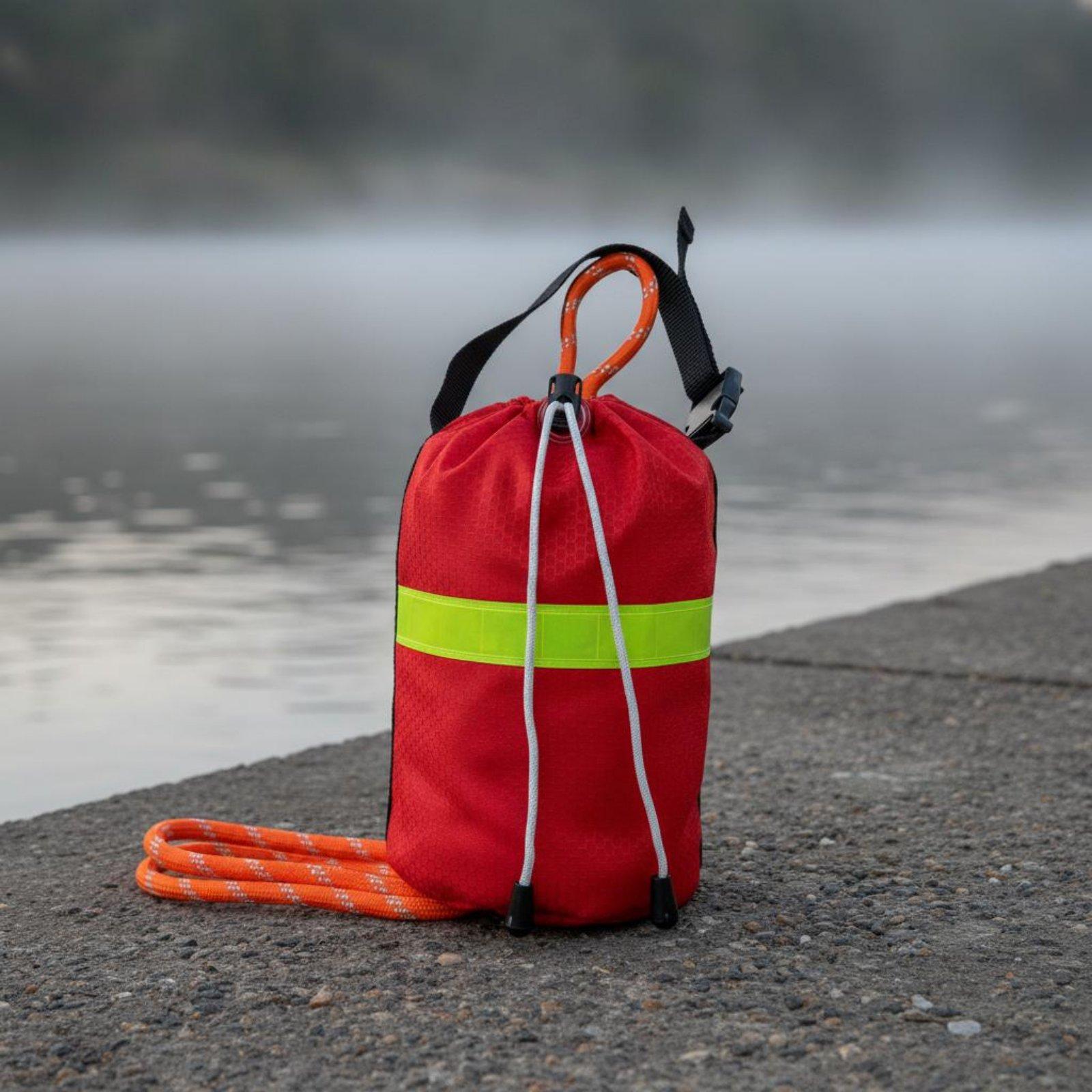 水上救助用投擲バッグ、防水性、浮力あり、高視認性、ボート用。 - Rescue Rope Throw のレビューと価格