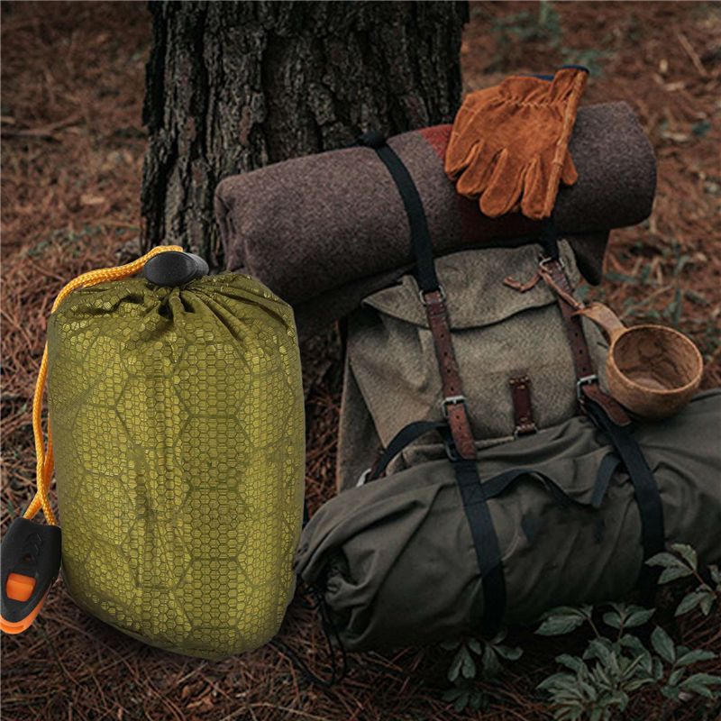XSXS-緊急用寝袋、ホイッスル付き、アウトドア用、サバイバ - Bivy Bag Emergency のレビューと価格