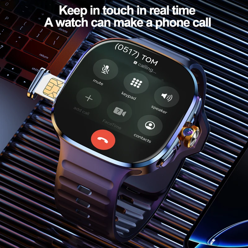 新発売の大画面スマートウォッチ。4G/5G SIMカード対応 - Compass Lensatic のレビューと価格
