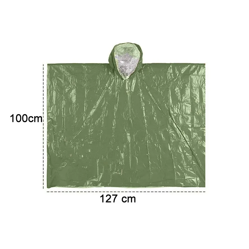 緊急時用、防水・防寒ポンチョ、保温性のあるサバイバルブランケ - Survival Blanket Reflective のレビューと価格