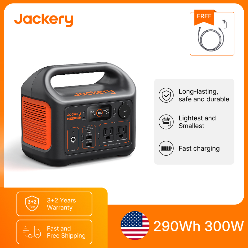 Jackery ポータブル電源 エクスプローラー300New - Solar Emergency Charger のレビューと価格