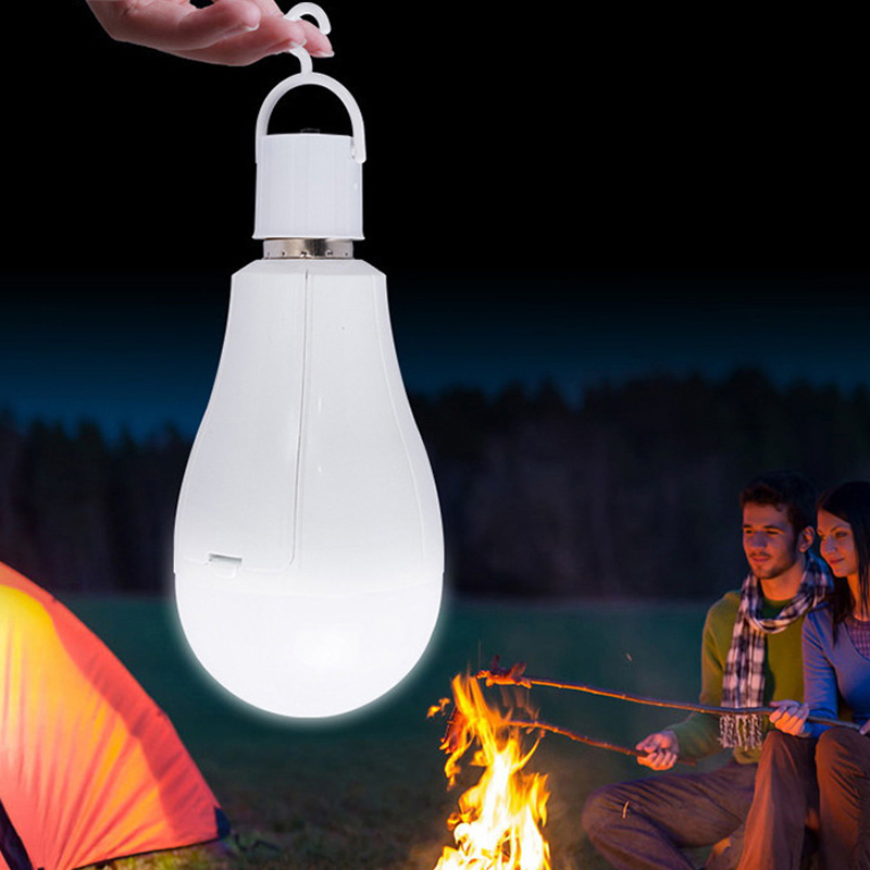 20W E27充電式非常用LED電球、Type-C充電 85 - Solar Emergency Charger のレビューと価格