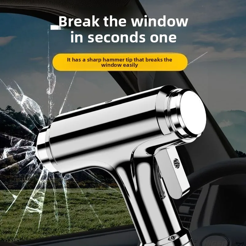 車用安全ハンマー、車窓破壊器、緊急ハンマー、シートベルトカッ - Rescue Rope Throw のレビューと価格